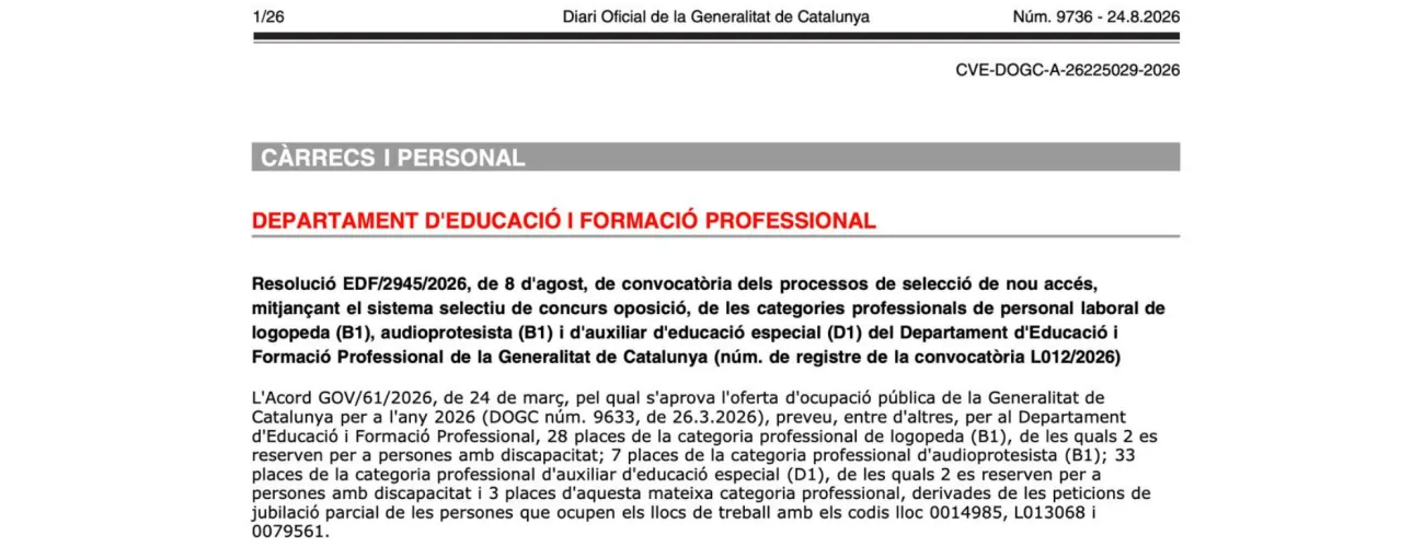 Departament d'Educació